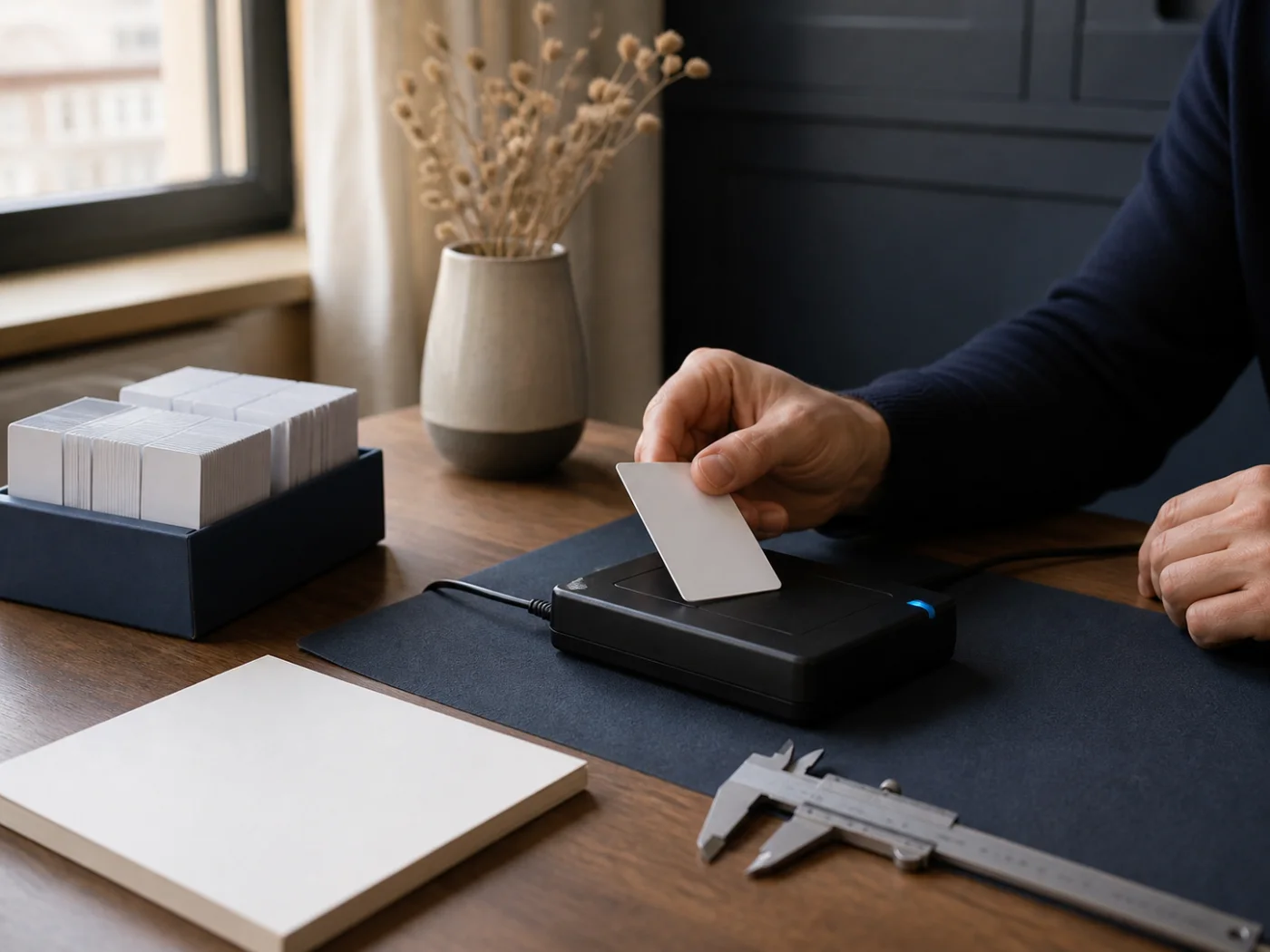 Cartes RFID 13,56 MHz dans un scénario professionnel sans marque