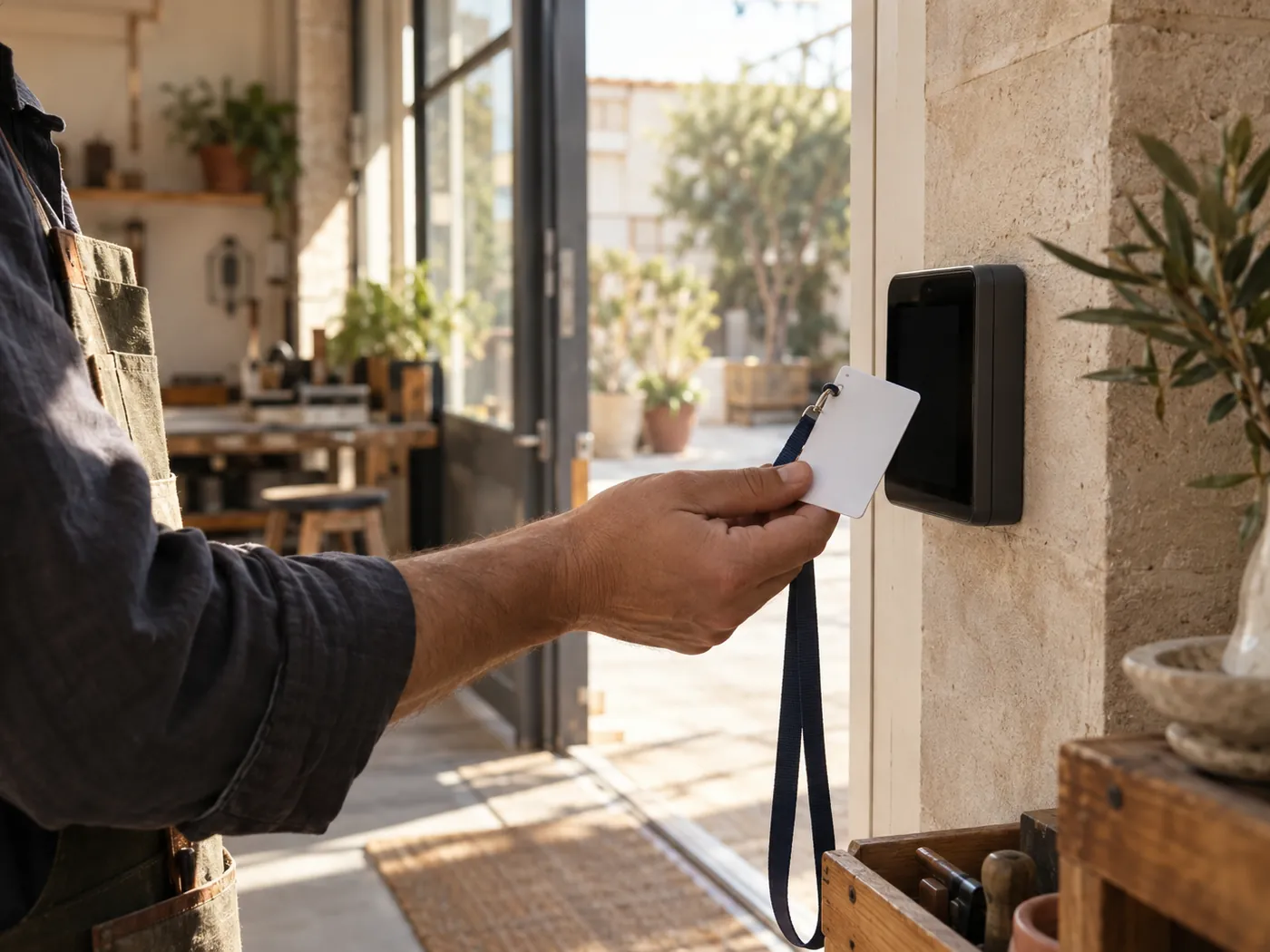Badges RFID et porte-clés pour pointeuse de gestion des temps